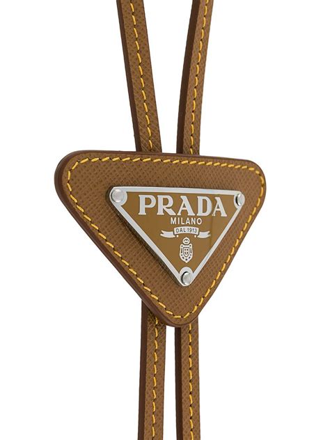 prada logo plaque bolo tie|silver bolo ties for men.